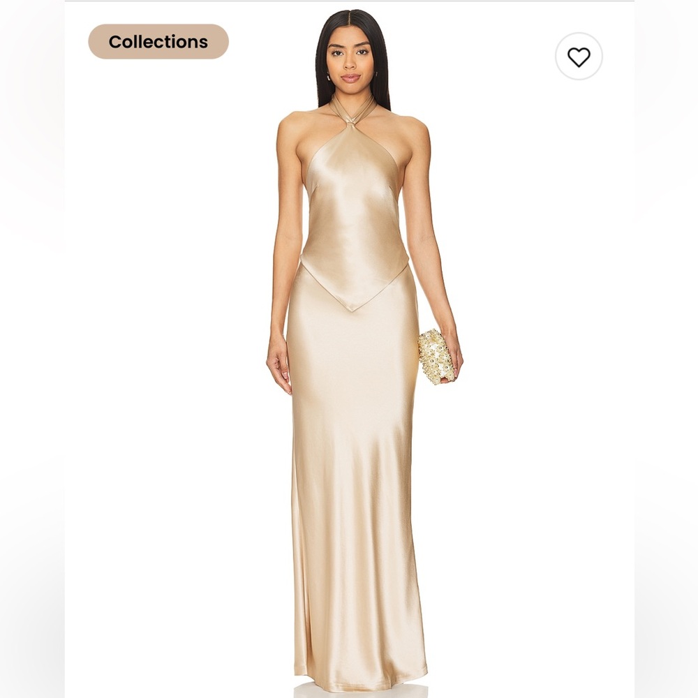 Retrofete Ester dress in champagne XS